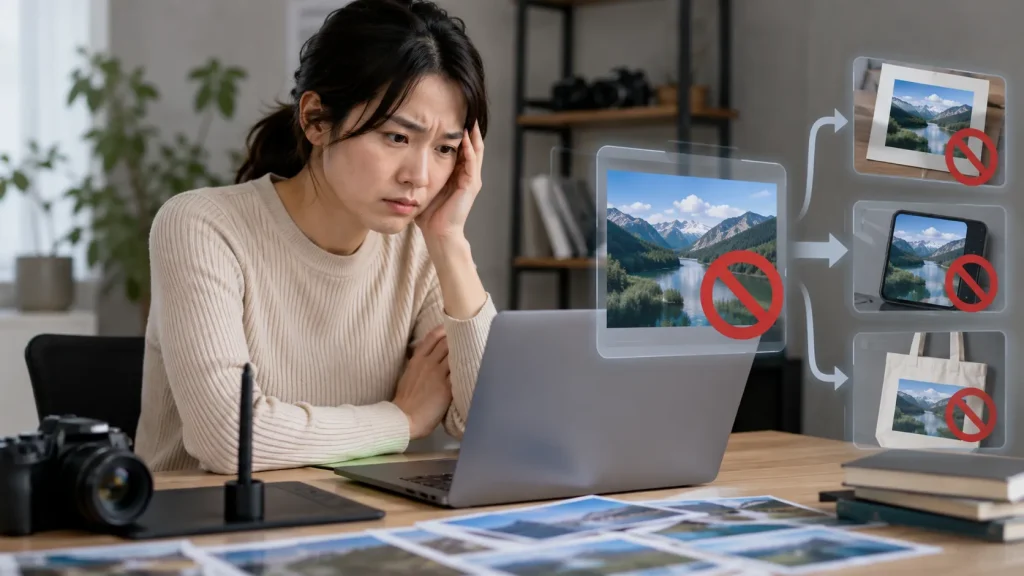 写真やイラストの無断転載・勝手な利用に悩む出品者やクリエイター