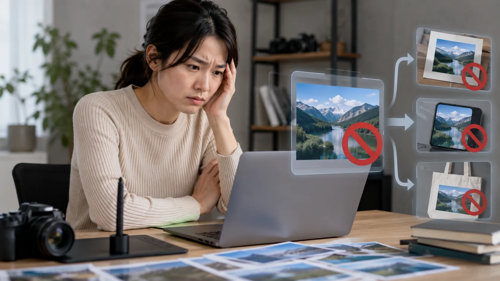 写真やイラストの無断転載・勝手な利用に悩む出品者やクリエイター