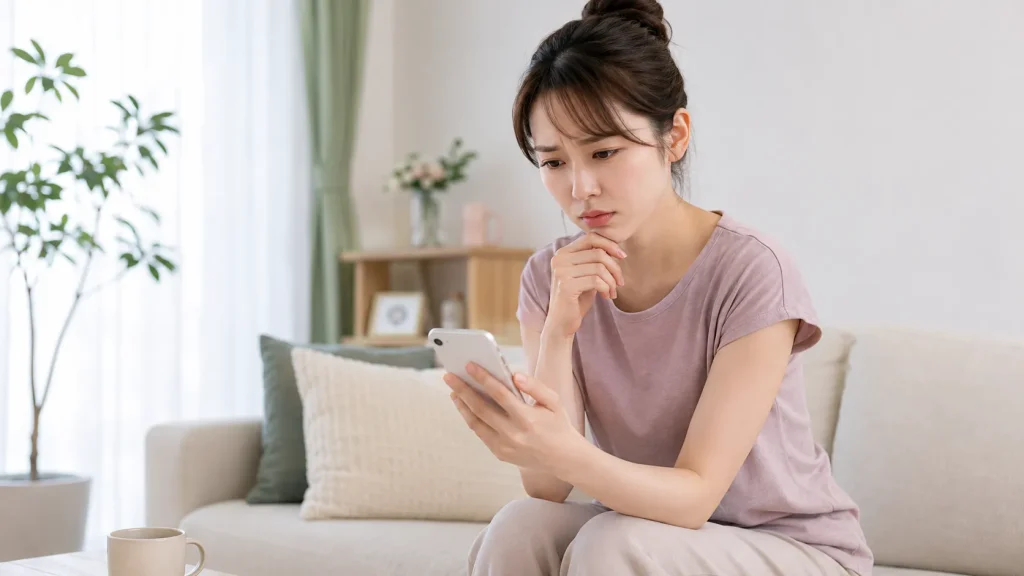 数ある接骨院・整体院の中からどこを選べばいいか迷っている患者様の様子